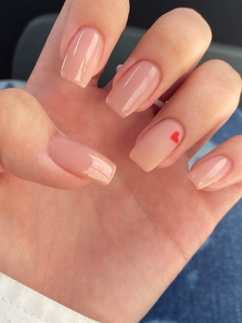 Simple Nails For School Natural, Pretty Plain Acrylic Nails, Nails For Receptionist, Nail Ideas For Highschool, Acrylic Nails For Small Nail Beds, Cute Nail Ideas For School Short, Cute School Nails Short, Nails Appropriate For School, Basic School Nails