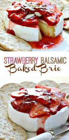 Baked Brie Recipe, Baked Brie Recipes, Recipe For Summer, Brie Recipes, Strawberry Balsamic, Wine Food Pairing, Baked Brie, Summer Entertaining, Snacks Für Party