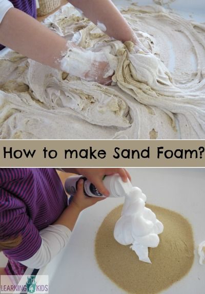 How to make Sand Foam?NSTRUCTIONS: Add 3 cups of sand to the tray. Gradually add the shaving cream and combine using hands. Add more shaving cream until desired consistency is made. Malleable Play Ideas, Sensory Sand Play, Shaving Foam Activities Eyfs, Sensory Playdough Ideas, Cake Mix Sensory Bin, Sand Play Eyfs, Shaving Foam Sensory Play, Sand Play Ideas Preschool, Shaving Cream Sensory Bin