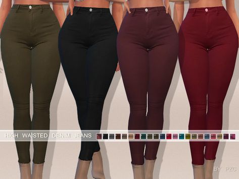 Pinkzombiecupcakes' High Waisted Denim Jeans Sims 4 Cc High Waisted Pants, Sims 4 Cc Trousers Female, Sims 4 Tsr Cc Clothes, Sims 4 Female Jeans Cc, Sims 4 Jeans Cc Patreon, Sims 4 Cc Clothes Female Pants, Sims 4 Pants Cc Female, The Sims 4 Pants, Sims 4 Bottoms Cc