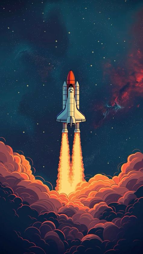 Rocket Wallpaper, Astronaut Wallpaper, Space Phone Wallpaper, Artistic Wallpaper, Astronaut Art, Space Artwork, Planets Wallpaper, Abstract Art Wallpaper, Pop Art Wallpaper