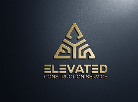 Elevated Construction by Ghaziart Construction Names Ideas, Construction Company Names, Logo Company, Construction Firm, Construction Business, Names Ideas, Mehendi Design, Construction Services, Construction Design