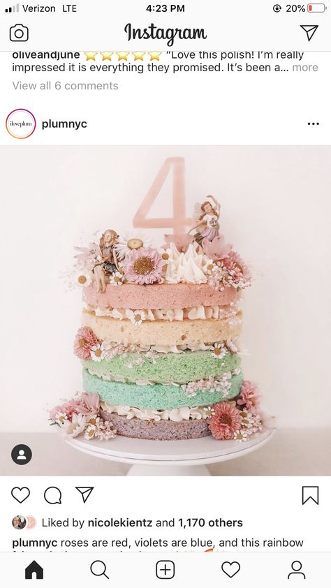 Fairy Garden Birthday Party, Garden Party Birthday, Fairy Birthday Party, Garden Birthday, Fairy Birthday, Fairy Parties, Birthday Cake Kids, Pretty Cakes