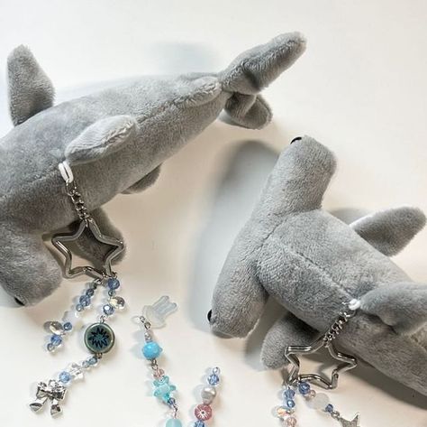 Sea Animal Keychain, Plushy Keychain, Silly Shark, Shark Keychain, Shark Stuff, Plushie Keychain, Sea Things, Shark Plush, Car Deco