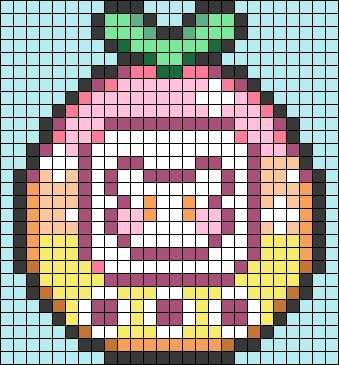 Alpha pattern #121557 | BraceletBook Bee And Puppycat Perler Beads, Small Alpha Patterns, Mini Pixel Art, Hama Art, Pixel Art Templates, 8bit Art, Cool Pixel Art, Pixel Drawing, Diy Perler Bead Crafts