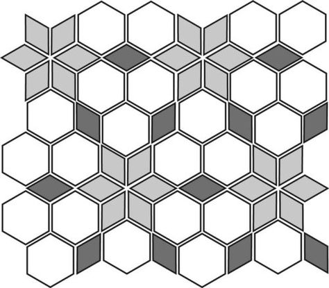 Hexagon Tile Pattern, Mosaic Tile Patterns, Detail Arsitektur, Tile Design Pattern, Salon Logo Design, Geometric Design Art, Hexagon Design, Geometric Tiles, Abstract Geometric Pattern