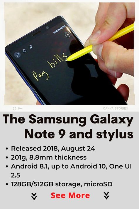 The Samsung Galaxy Note 9 and stylus | Galaxy Note 9: S Pen Tips and Tricks | Samsung new smartphone Stylus Pens, Samsung Galaxy Wallpaper, New Phone, Galaxy Note 9, Samsung Note, New Phones, Note 9, Micro Sd, Mobile Accessories