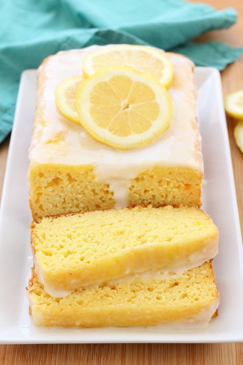 Lemon Loaf Recipe (Starbucks Copycat) - One Sweet Appetite Starbucks Lemon Loaf Recipe, Copycat Starbucks Lemon Loaf, Lemon Loaf Cake Recipe, Mason Jar Cakes, Starbucks Lemon Loaf, Lemon Loaf Recipe, Starbucks Lemon, Citrus Desserts, Banana Bread Loaf