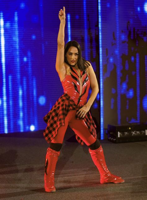 Nikki Bella Costume, Brie Bella Wwe, Nikki Bella Photos, Nikki And Brie Bella, Professional Wrestlers, About Last Night, Wwe Girls, Brie Bella, Thigh High Boots Heels