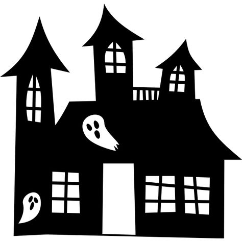 Haunted house silhouette House Svg Free, Haunted House Silhouette, Haunted House Clipart, Haunted House Svg, Haunted House Drawing, Strašidelný Halloween, Veselý Halloween, Haunted Mansion Halloween, Scary Houses