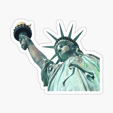 Statue Of Liberty Artwork, Boho Printables, New York Statue Of Liberty Drawing, Digital Image Processing, Statue Of Liberty Sticker, Pink Statue Of Liberty, Statue Of Liberty Graffiti, Image Processing, Funny Stickers