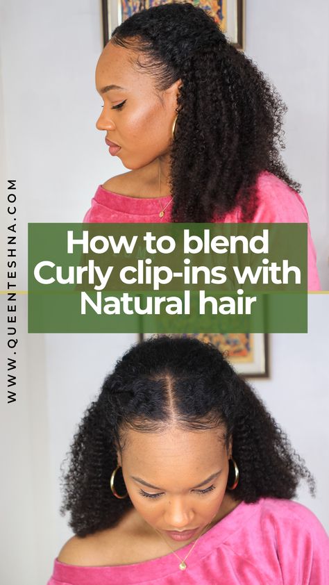 Up Dos For Natural Hair Black Women, Natural Hairstyles With Hair Clips, Natural Hair Styles Clip Ins, Clip Ins On Short Natural Hair, Clip In Natural Hair Extensions Styles, Natural Hair Clip Ins 4c Hairstyles, Clip Ins Natural Hair, Natural Hair Clip Ins 4c, Clip In Curly Hair Extensions