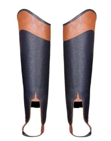 Horse Half Chaps Smooth Black & Brown lack Easy Stretch - Unisex - Durable unlined half chaps in full-grain leather. Half Chaps Black PU Synthetic Leather Washable Horse Riding Equestrain Gaiters. Material  Pu Synthetic Leather. VERY STRONG ZIPPER. Extremely comfortable and durable. Elasticated fabric along calf with stylised downward stripes Amara suede at top, complimented with black stitching. Available in only Black colour. XS = Length 37CM and Width at the widest point 30 CM S = Length 38cm and Width at the widest point 32cm M = Length at  38cm Width at the widest point 35cm Half Chaps, Easy Stretches, Black Colour, Synthetic Leather, Horse Riding, Full Grain Leather, Farm Animals, Black And Brown, Pu Leather