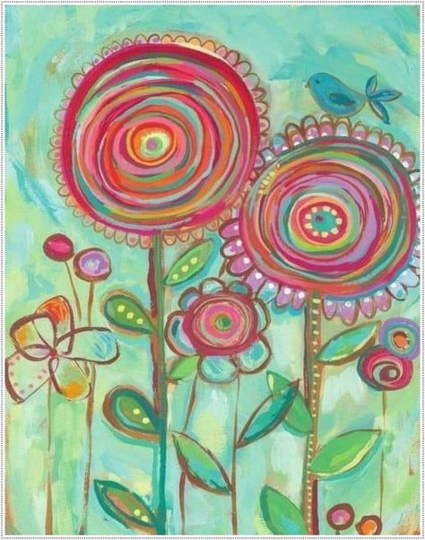 Painting Ideas For Kids, Kids Canvas Painting, Canvas Painting Ideas, Canvas Tent, Flowers Illustration, Painting Canvases, Kids Canvas, Rock Painting Ideas Easy, Easy Canvas Painting