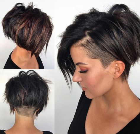 Pixie-cut Lang, Pixie Haircut Styles, Edgy Pixie Haircuts, Short Silver Hair, Hair Inspiration Short, Short Hair Undercut, Hairdos For Short Hair, Hair Blog, Undercut Hairstyles