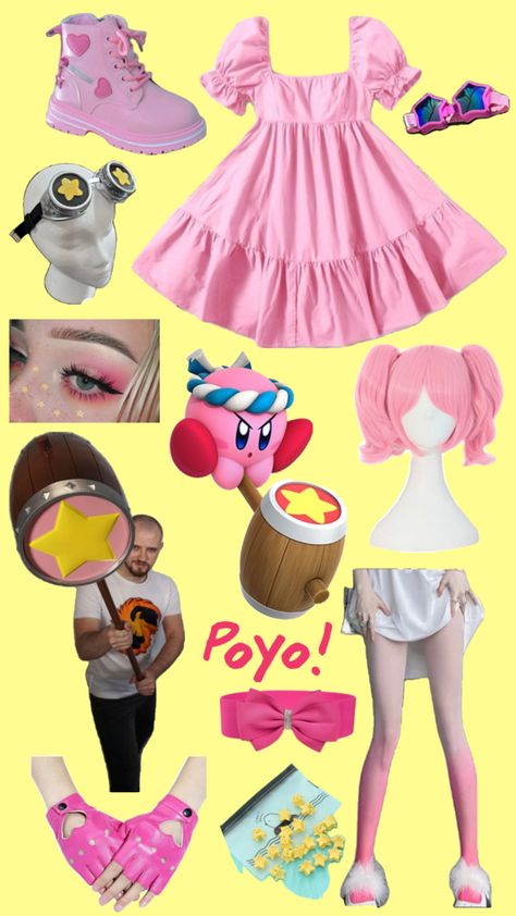 Kirby Cosplay, Pokemon Halloween Costume, Pokemon Costumes, Pokemon Halloween, Pokemon Cosplay, Best Cosplay, Kirby, Fitness Inspo, Halloween Crafts