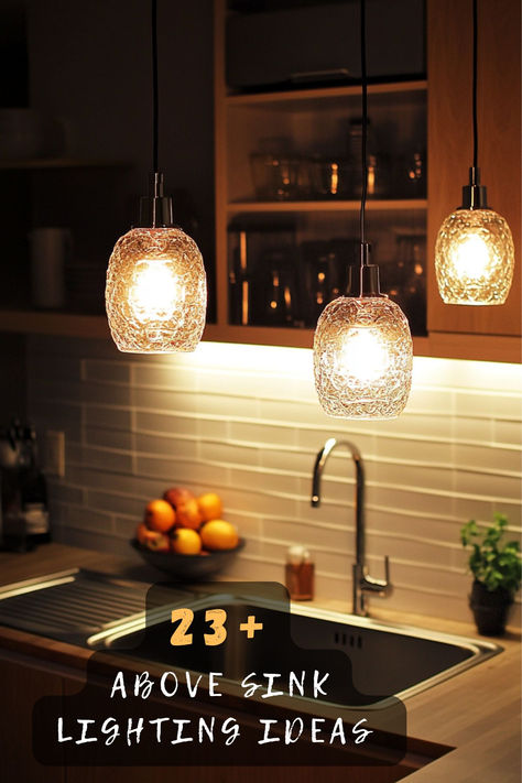 Brighten up your kitchen space with these creative above sink lighting designs! 🌟💡 You’ll uncover 23 stylish options that not only illuminate but also enhance the overall aesthetic of your kitchen. From modern to rustic styles, click to discover the perfect fixture for your home! ���🍽️✨
#AboveSinkLighting #KitchenStyle #HomeImprovement #LightingIdeas #InteriorInspiration #DecorTrends #StylishKitchens Kitchen Lighting Fixtures Over Sink, Above Kitchen Sink Lighting, Above Sink Lighting Kitchen, Above Sink Lighting, Light Above Kitchen Sink, Over Kitchen Sink Lighting, Sink Lighting, Kitchen Sink Lighting, Above Kitchen Sink