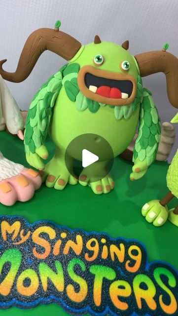 Cre8acake by Julie on Instagram: "My Singing Monsters Cake with handmade fondant singing monsters #mysingingmonsters #mysingingmonstersfanart #mysingingmonsterscake #mysingingmonsterscaketoppers #cakeart #extremecakemakers #cakedecorating #cakedesign #cakesofinstagram #cre8acakebyjulie #fondantcaketoppers" My Singing Monsters Birthday Decorations, Singing Monsters Cake, My Singing Monsters Cake, My Singing Monsters Birthday Party, My Singing Monsters Cupcake Toppers, Mammoth My Singing Monsters, Monsters Cake, Bed Cake, My Singing Monsters