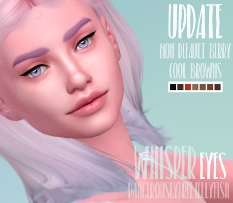 DFJ — Quick Whisper Eyes Update As requested I’ve added... Sims 4 Cc Eyes, Sims 4 Game, The Sims4, Sims Mods, Sims 4 Cc, Sims 4 Custom Content, Maxis Match, Sims 4 Mods, Custom Content