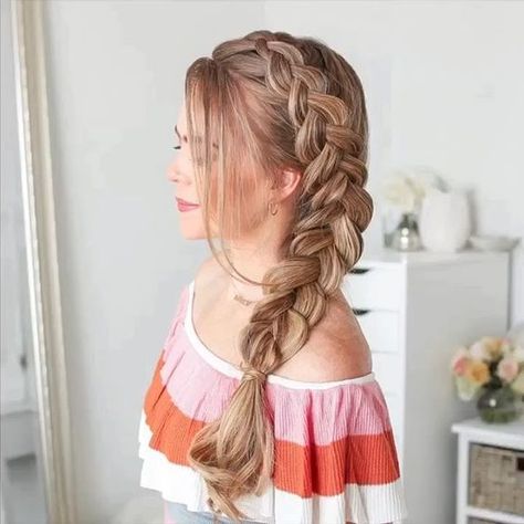 French Braids Tutorial, Side French Braids, Pony Hairstyles, French Braid Hairstyles, Long Hair Video, Hair Braid Videos, Peinados Fáciles Para Cabello Corto, Braid Tutorial, Easy Braids