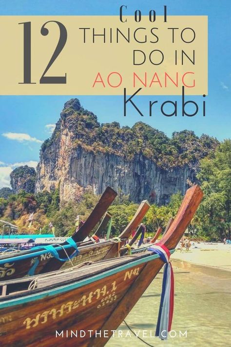 Ao Nang Beach Krabi, Ao Nang Thailand, Thailand Krabi, Pai Thailand, Ao Nang Beach, Thailand Itinerary, Thailand Vacation, Railay Beach, Thailand Travel Tips