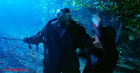 freddy contra jason freddy vs jason gif Jason Gif, Robert Englund, Movie Nerd, A Nightmare On Elm Street, Love Monster, Jason Voorhees, Sci Fi Horror, Very Scary, Horror Icons