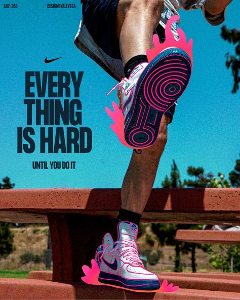 Nike Advertisement, Athlete Poster, Sport Art Direction, Sports Campaign, Nike Poster, Nike Ad, Futuristic Shoes, Publicidad Creativa, Brand Campaign