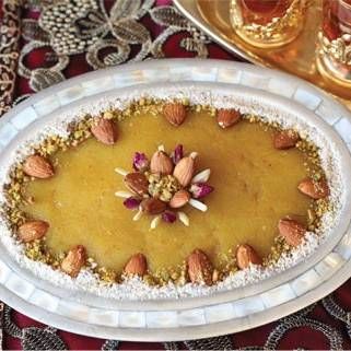 Persian Halvah https://www.kosher.com/recipe/1539 www.kosher.com Purim Desserts, Halvah Recipe, Rosh Hashanah Recipes, Kosher Food, Roasted Beet Salad, Kidney Friendly Foods, Breakfast Appetizers, Jewish New Year, Eastern Cuisine