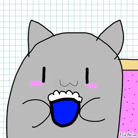 Nyan Cat friends inflation by Alphabetimals play #gif #anim #animation #flipanim #flipbook #drawing #draw Flip Book Animation, Nyan Cat, Flip Book, Gif, Drawings