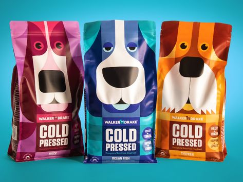 Dog Food Products, Dog Food Packaging Design Creative, Dog Product Packaging, Dog Food Package Design, Pet Products Packaging, Pets Packaging Design, Pet Food Packaging Design Creative, Pet Product Packaging Design, Cool Food Packaging