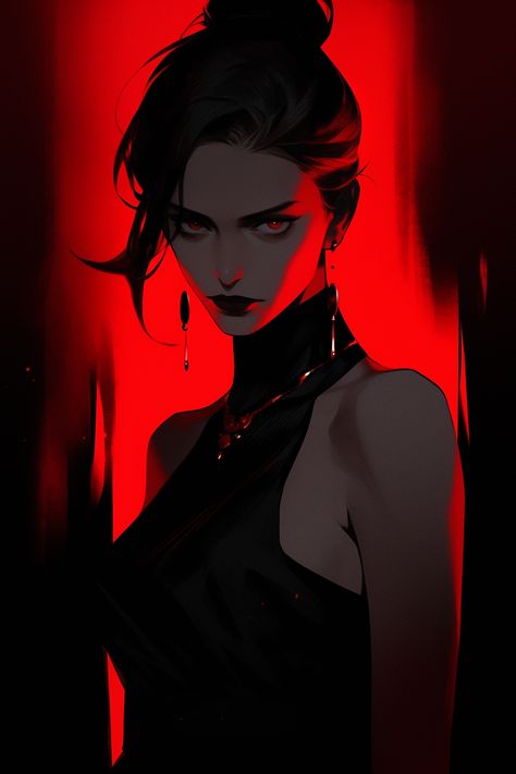 Female Villain Concept Art, Female Villains Aesthetic, Villain Portrait, Chinese Goth, Villain Woman, Female Villain Aesthetic, Woman Villain, Fem Fatale, Shadow Book