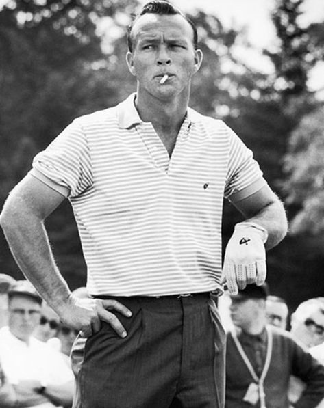 In honor of The Masters golf tournament, we're paying homage to legend of the links Arnold Palmer. Here are six of his on-course style moves that you can work in to your daily routine. After all, you don't get a drink named after you if you're not stylish as hell Golf Fashion Men, Mens Golf Fashion, Lacoste Shirt, Classic Golf, Womens Golf Fashion, Arnold Palmer, Best Dressed Man, Golf Attire, Golf Brands