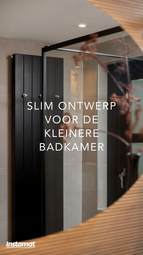 Ook in de wat kleinere badkamer kun je de ruimte optimaal benutten. Lees onze blog en ontdek handige tips. Zo kan een verticale designradiator bijvoorbeeld veel ruimte besparen, waardoor je toch dat meubel tegen de muur kunt plaatsen...   #instamat #obly #smallbathroom #kleinbadkamer #badkamerinspiratie #radiator #designradiator #warmteinbadkamer #badkamer #smallbathroom #solutions #design Design