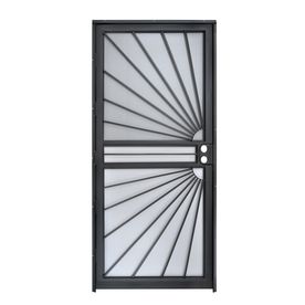 Security Storm Doors, Wrought Iron Security Doors, Iron Security Doors, Pintu Interior, Steel Security Doors, Metal Doors Design, Steel Door Design, Grill Door Design, Door Security