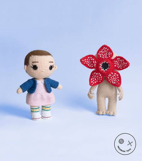 This is a crochet Eleven and Demogorgon PDF pattern inspired by Stranger Things TV Series #amigurumi #amigurumipattern #crochetdesign #crochettoy #amigurumitoy #amigurumidolls #crochetdoll #amigurumidesign #crochetfunkopop #strangerthings #demogorgon #eleven Crochet Stranger Things, Stranger Things Crochet, Stranger Things Tv Series, Clay Ring, Stranger Things Tv, Tv Characters, Crochet Doll Pattern, Crochet Toys Patterns, Tapestry Needle