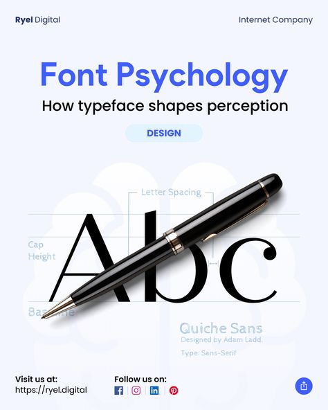 Font Psychology-How typeface shapes perception Font Psychology, Ui Design, Psychology, The Selection, Typography, Internet, Let It Be, Instagram, Design