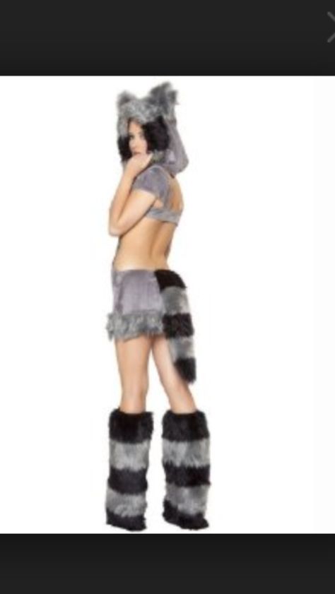 Raccoon costume Raccoon Costume Women, Racoon Halloween Costume, Raccoon Halloween Costume, Racoon Costume, Raccoon Outfit, Nocturnal Wonderland, Raccoon Costume, Raccoon Halloween, Fairy Ball