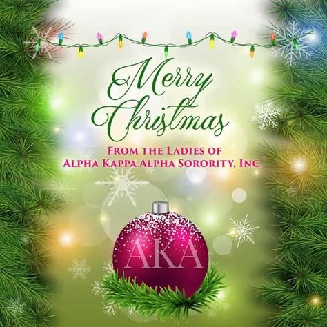 Alpha Kappa Alpha Sorority, A Very Merry Christmas, Merry Christmas Images, Alpha Kappa Alpha, Very Merry Christmas, Christmas Images, Home Security, Sorority, Christmas Bulbs