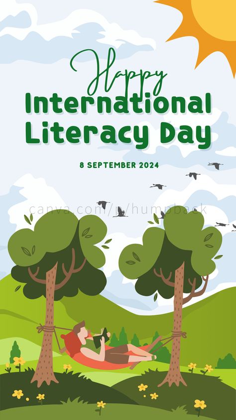 Celebrate International Literacy Day with our inspiring design! Perfect for social media posts, educational posters, and event decorations. Click to view and download now! #InternationalLiteracyDay, #LiteracyForAll, #EducationMatters, #ReadAndWrite, #LiteracyAwareness, #PromoteEducation, #GlobalLiteracy, #LiteracyCampaign, #EducationalDesign, #CanvaTemplate, #InspiringDesign Literacy Day Poster, International Literacy Day, Literacy Day, Create Your Story, Event Decorations, Story Setting, Education Design, Education Poster, Story Template