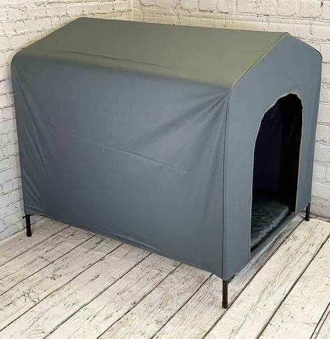 Portable Dog Kennels, Pet Businesses, Dog Info, Diy Dog, Tubular Steel, Dog Kennel, Cats And Dogs, Fall Asleep, Diy Dog Stuff