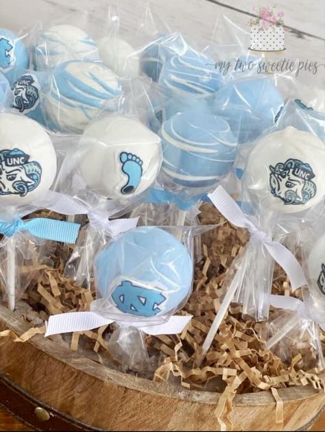 Unc Party Decorations, Unc Birthday Party Ideas, Unc Graduation Party, Kentucky Graduation Party, North Carolina Tar Heels Wallpaper, Unc College, Ball Theme Party, College Decision, Blue Graduation Party