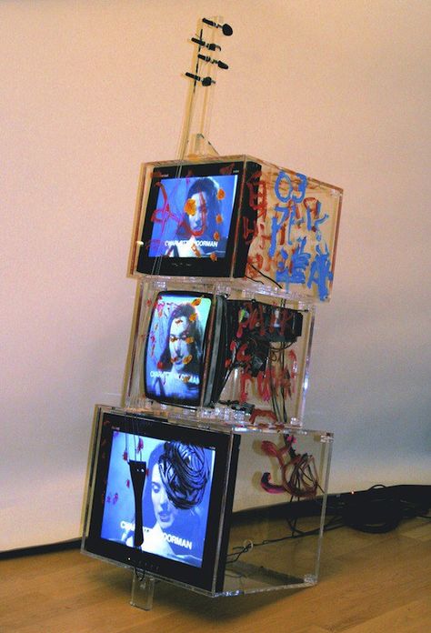 Nam June Paik, Gcse Art, Wow Art, Video Installation, Sculpture Installation, Exhibition Design, Medium Art, Art Exhibition, Art Videos