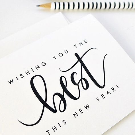 Happy New Year! Thank you for being IN SYNC with all of us here at InSync Physiotherapy, we can’t wait to see what’s in store for 2018!! 🎉 New Year Calligraphy, Holiday Calligraphy, Happy New Year Card, Calligraphy Cards, Hand Lettering Cards, Happy Birthday Signs, Hand Lettering Inspiration, Happy New Year Cards, Happy New Year Greetings