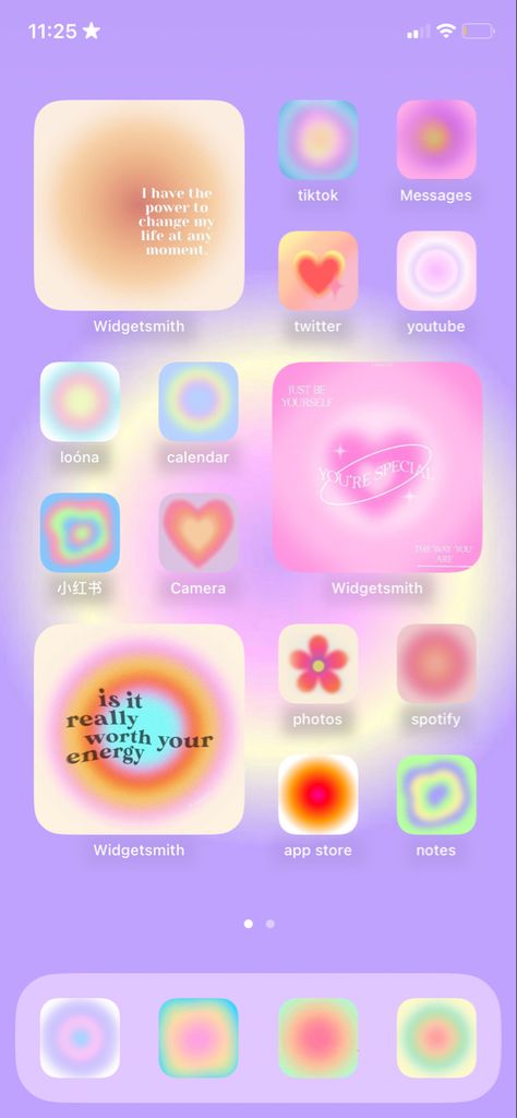 Aura Ios Layout, Aura Themed Homescreen, Aura Ios Homescreen, Aura Ios 16, Ios Wallpaper Aesthetic, Aura Homescreen, Aura Wallpapers, Future Phone, Aesthetic Aura