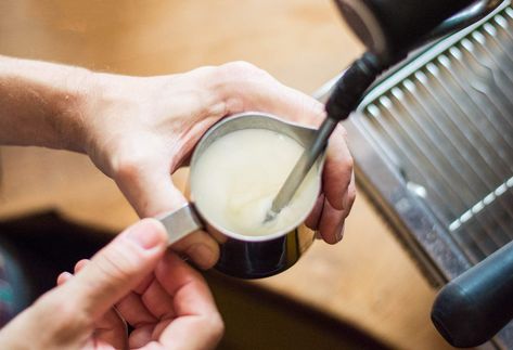 How to Froth Milk With a Steam Wand