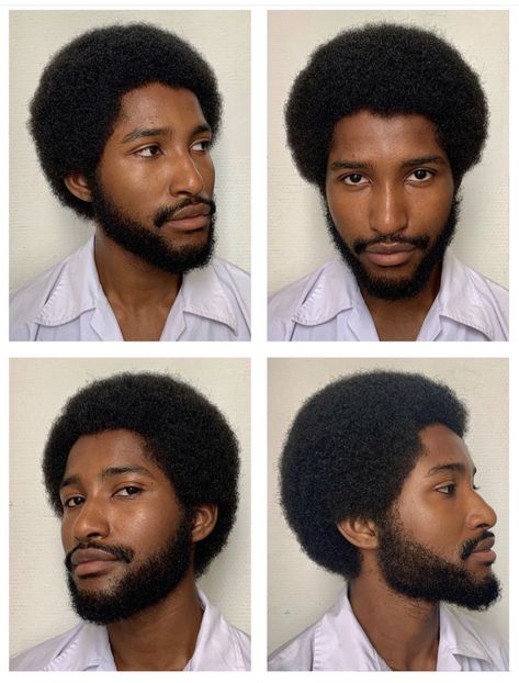 Nigerian Men Hairstyles, 70s Afro Men, Men’s Afro Hairstyles, 1970s Mens Hairstyles, 70s Black Hairstyles, Black Boys Haircuts Fade, Black Men Afro, 1970 Hair, 70s Afro