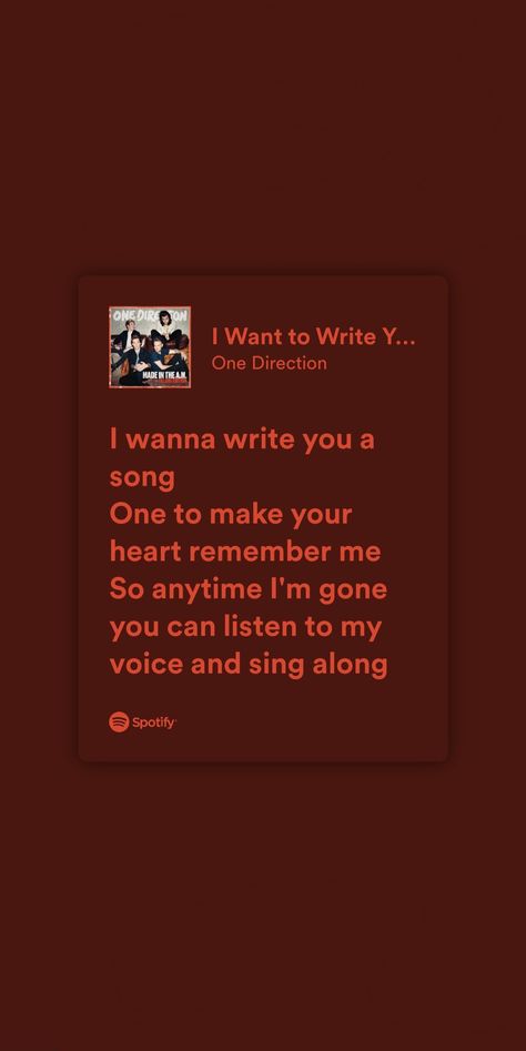 I Wanna Write You A Song One Direction, One Direction Love Lyrics, Songs Ideas, 1d Lyrics, Bf Quotes, One Direction Lyrics, Name Songs, Playlist Names, One Direction Wallpaper