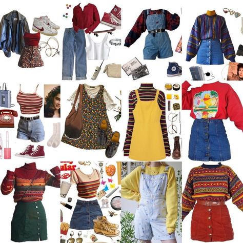 Cute 80s Fashion, Retro Outfits For Women 90s, Retro Outfits 80s Style Women Party, Throwback Aesthetic Outfits, Cute 80s Outfits Party Retro, 80s Outfits Women 1980s Style, Retro Inspired Outfits 80s, Funky Outfits For Women 70s, 80s Inspired Outfits Party Retro