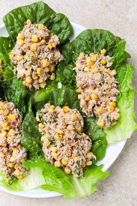 Tuna Corn Salad – Goodness Avenue Spicy Tuna Salad, Classic Tuna Salad, Vegan Pumpkin Bread, Pumpkin Recipes Healthy, Healthy Tuna, Corn Salad Recipes, Paleo Pumpkin, Pumpkin Bread Recipe, Cabbage Salad