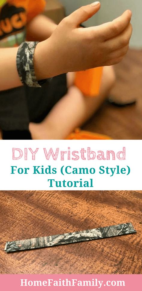 diy wristband for kids camo style Diy Wristband, Camo Crafts, Indoor Crafts, Camo Style, Pinterest Crafts, Family Diy, Crafts Easy, Camo Fashion, Duck Tape